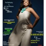 Magazine cover featuring a smiling woman in a silver dress with turquoise jewelry.