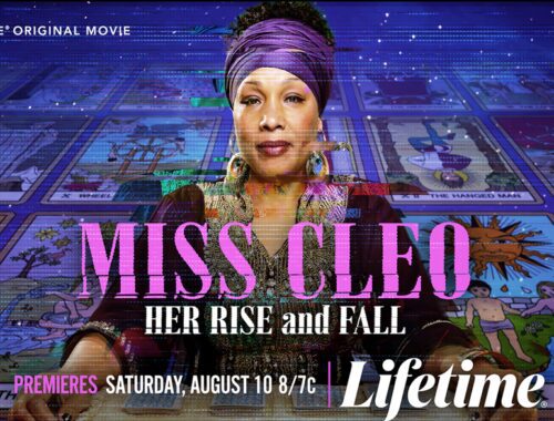 Promotional poster for 'Miss Cleo: Her Rise and Fall' on Lifetime.