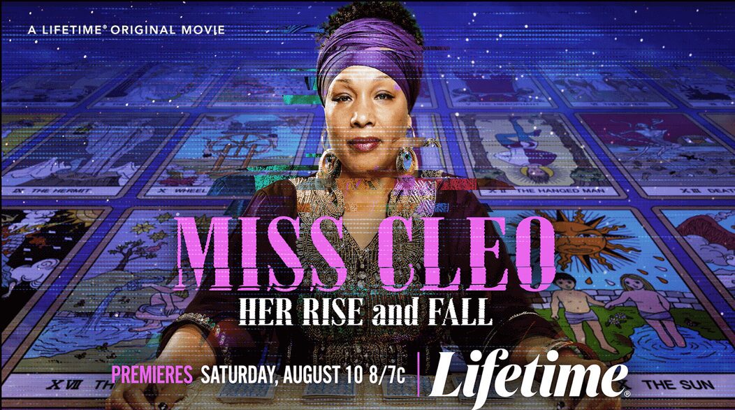Promotional poster for 'Miss Cleo: Her Rise and Fall' on Lifetime.