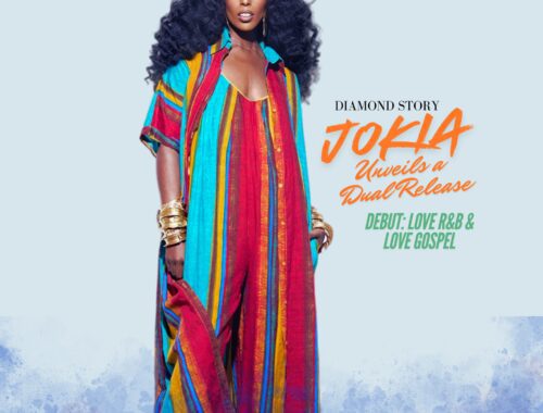 A woman in a colorful traditional dress on a magazine cover.