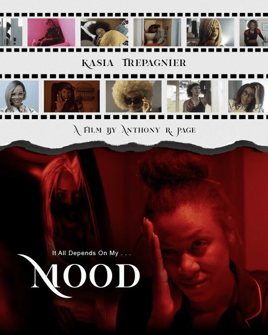 Film poster featuring a dramatic red-lit portrait and multiple headshots.